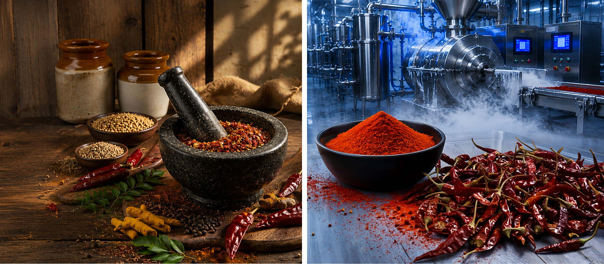 Cold-Ground Spices vs. Hand-Pounded Spices: Which Retains More Flavor?