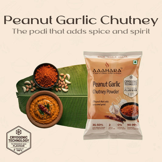 Peanut Garlic Chutney Powder